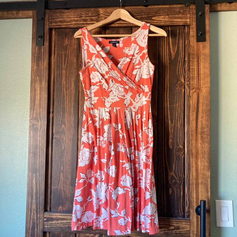 Knee length, stretchy knit dress